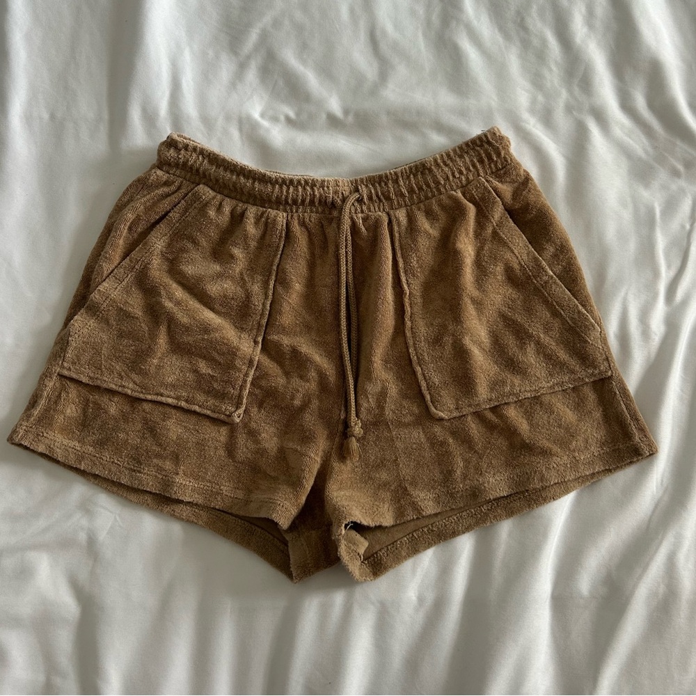 Zara Tan terry cloth short